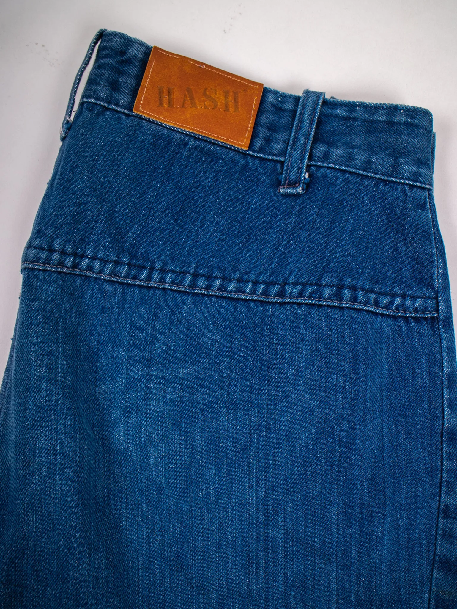 1970s H.A.S.H Low Rise Darkwash Denim Bellbottoms