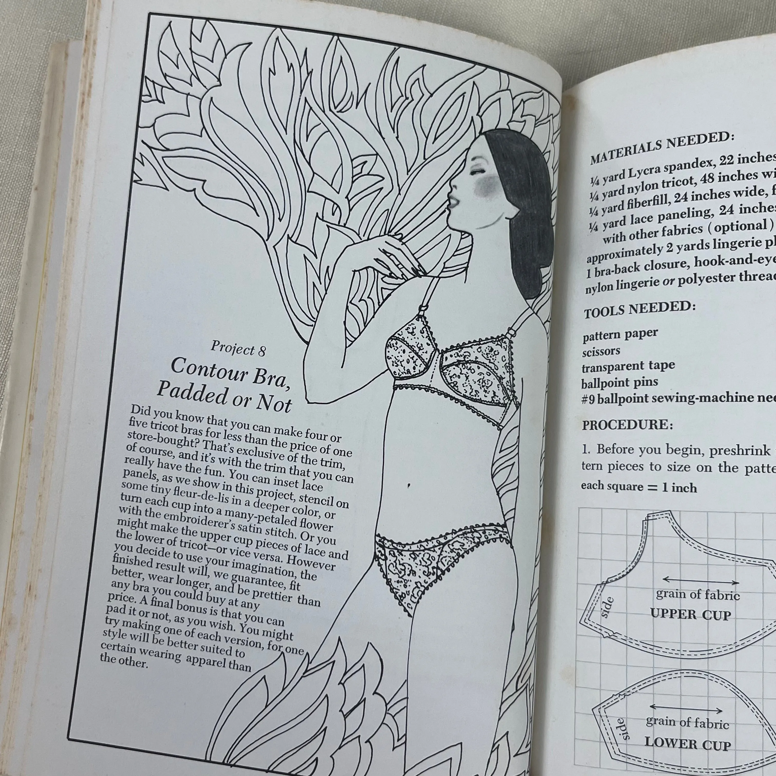 1970’s The Undies Book; An easy step-by-step guide to making beautiful, inexpensive custom-fit underwear - Hardcover