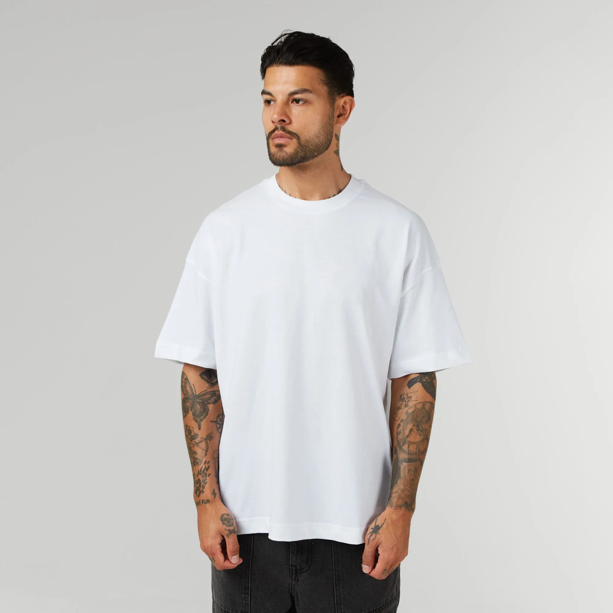 3 Pack Regular Fit T-Shirt | Black Slate White