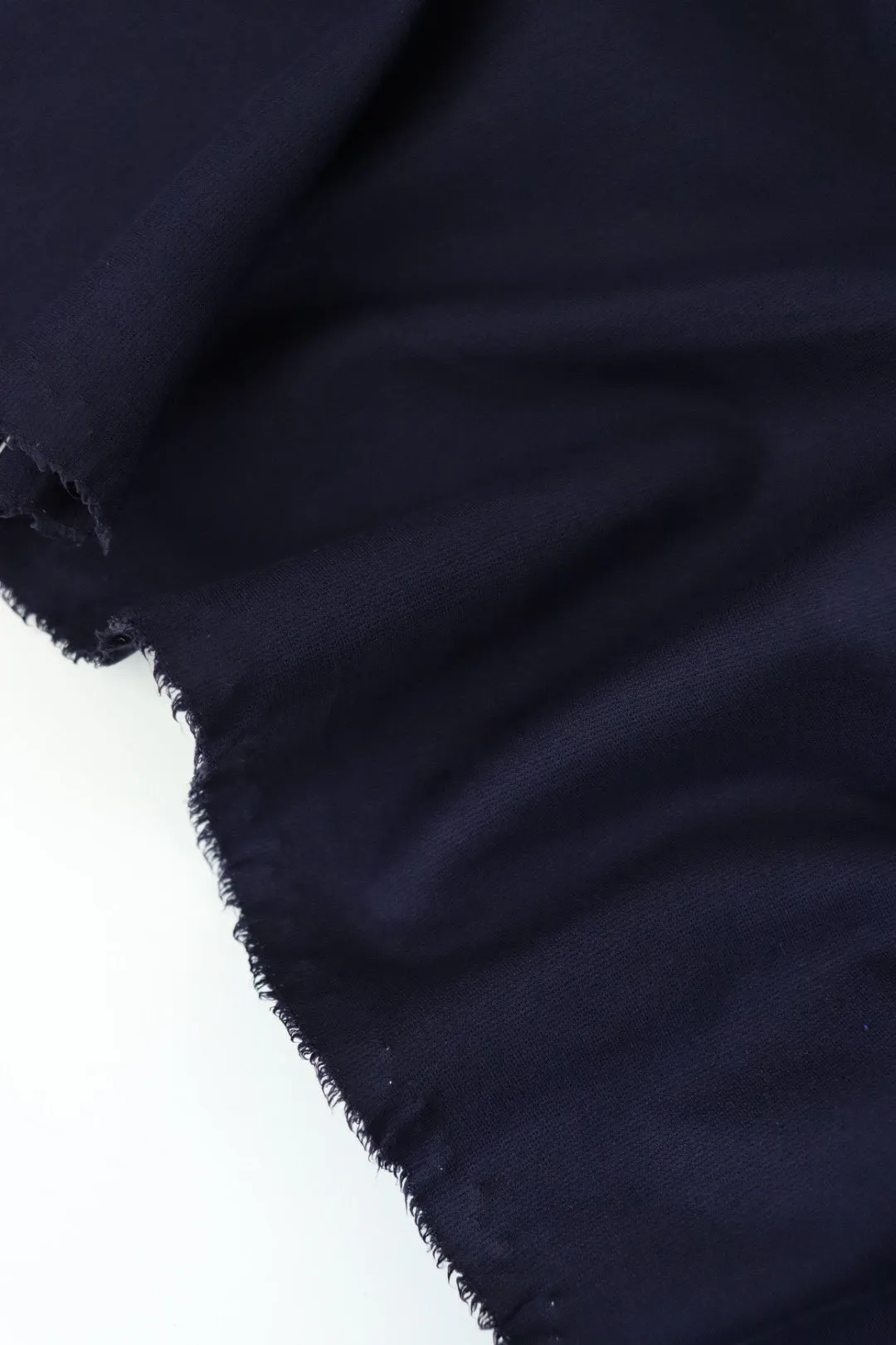 3YD 21IN REMNANT; Classic Navy Viscose Nylon Ponte