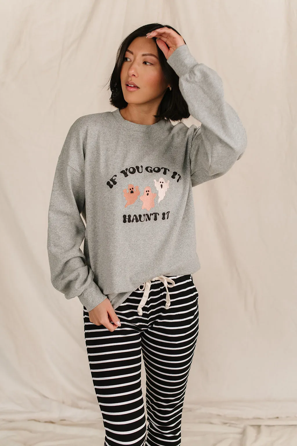 Ampersand Avenue University Pullover - Haunt It