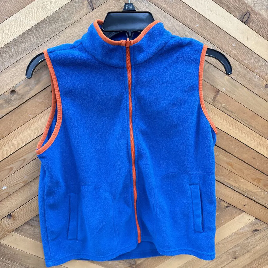 Andy & Evan - Kids Fleece Vest: Blue/Orange-children-LG (10/12)