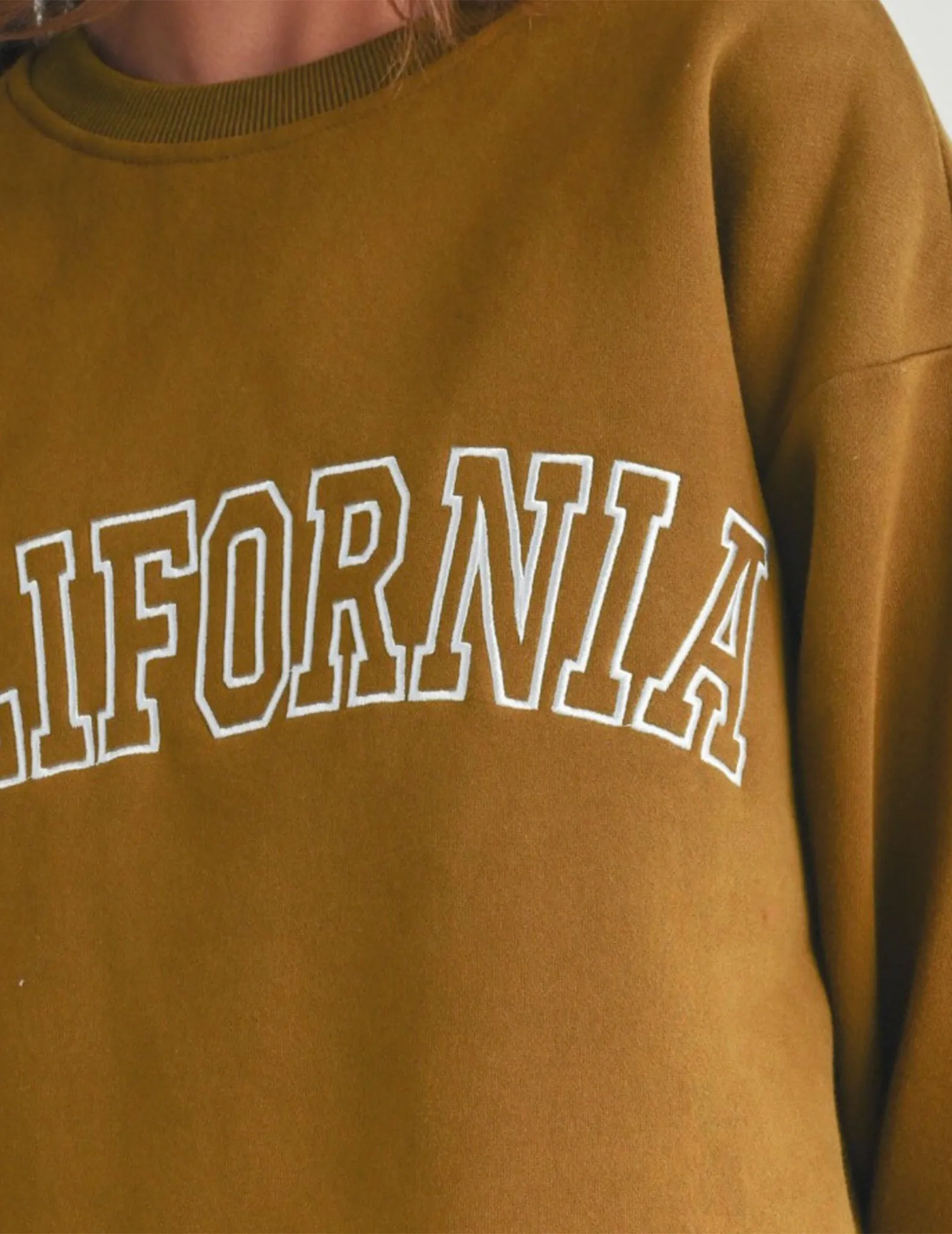 California Embroidered French Terry Sweatshirt