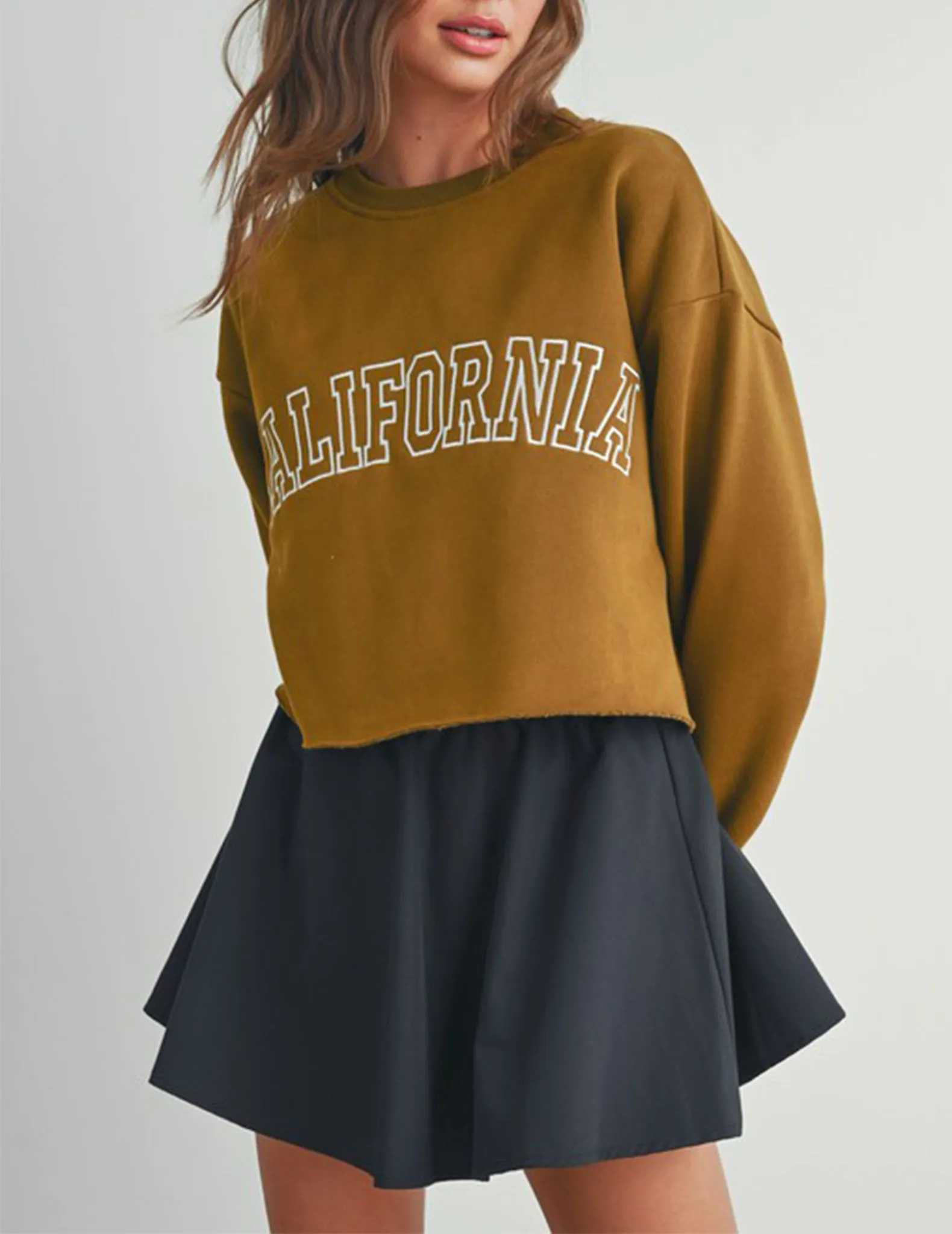 California Embroidered French Terry Sweatshirt