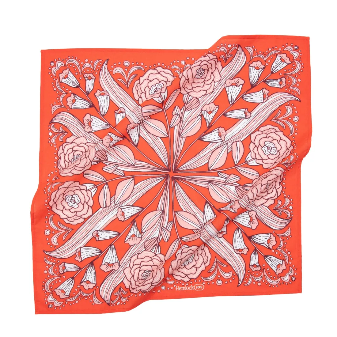 Colorful Screen Printed Bandanas