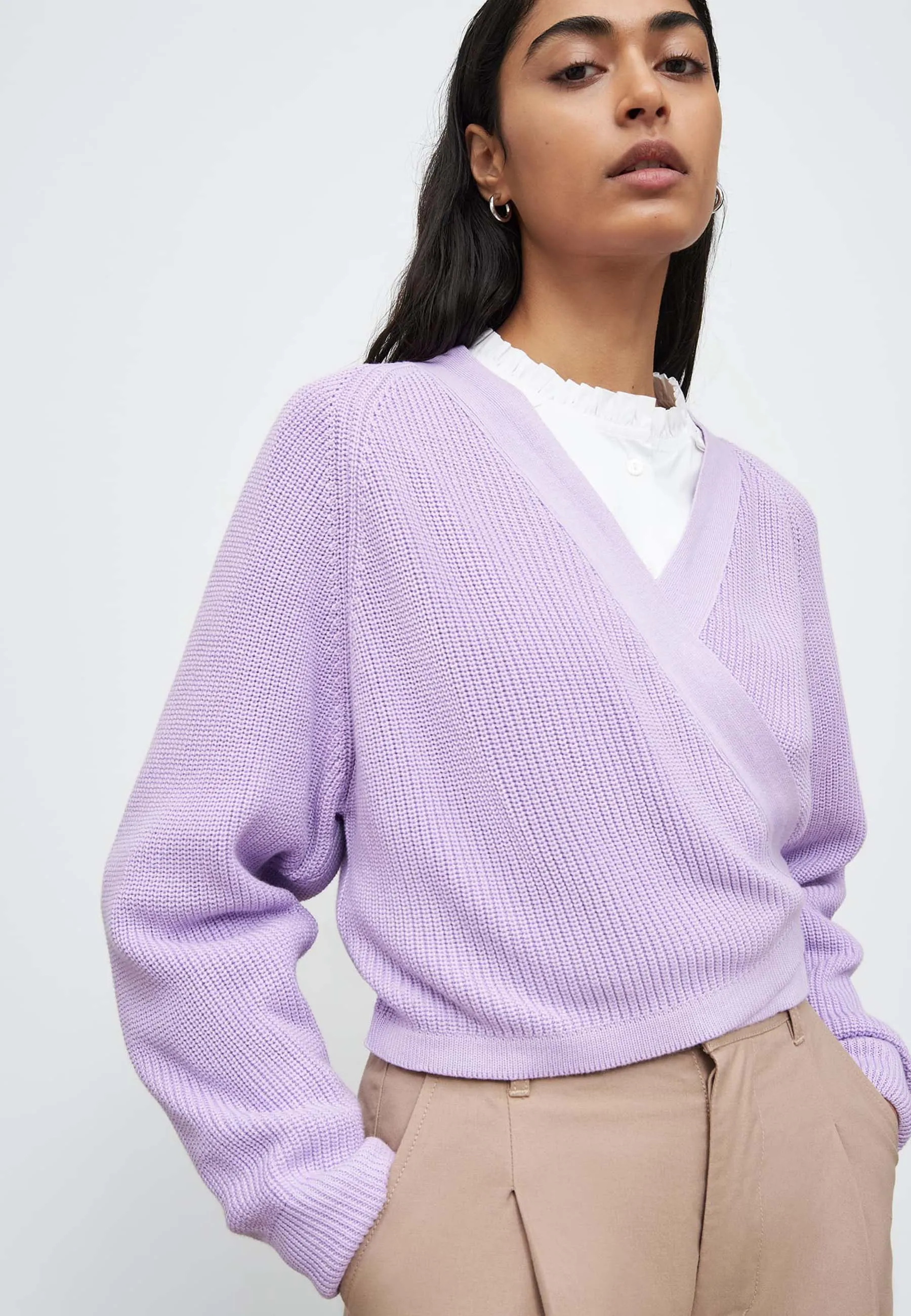 Composure Cardigan - Lilac