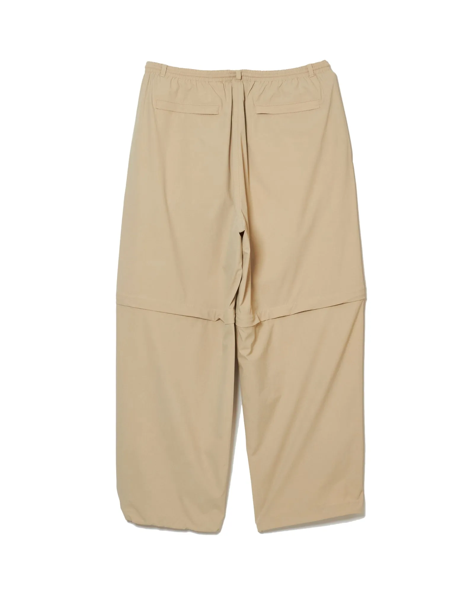 Convertible Stretch Nylon Jogger PANTS BEIGE