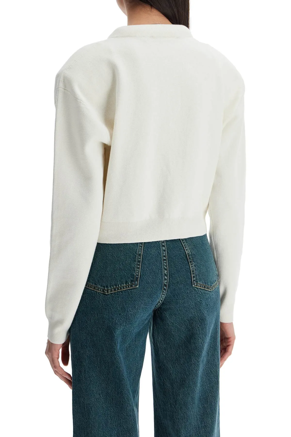 Cropped Cotton Cardigan