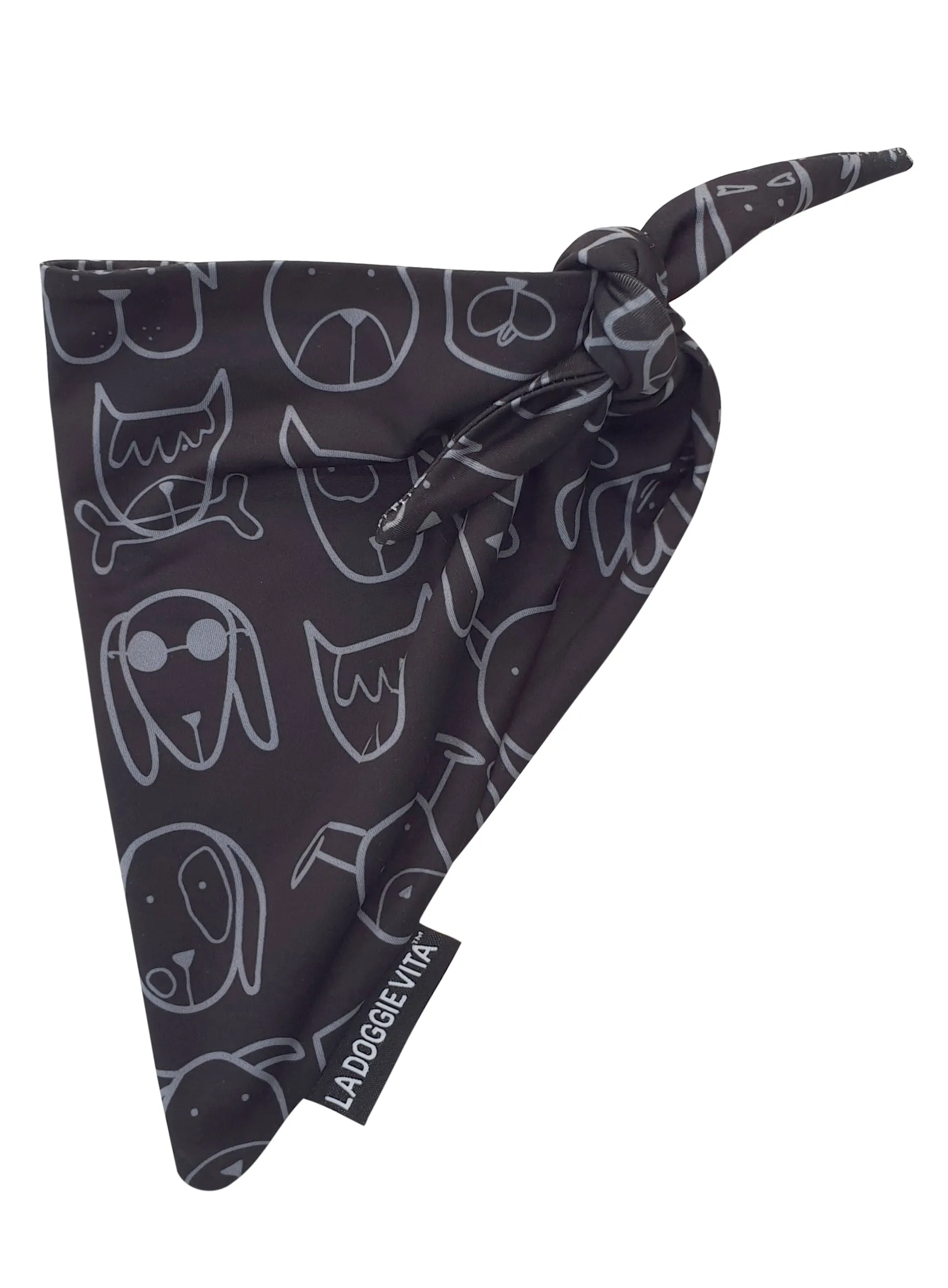 Dog Central Black Bandana