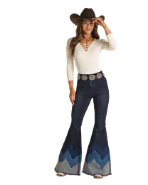 Final Sale ✨Blue Wave Bell Bottoms Jeans