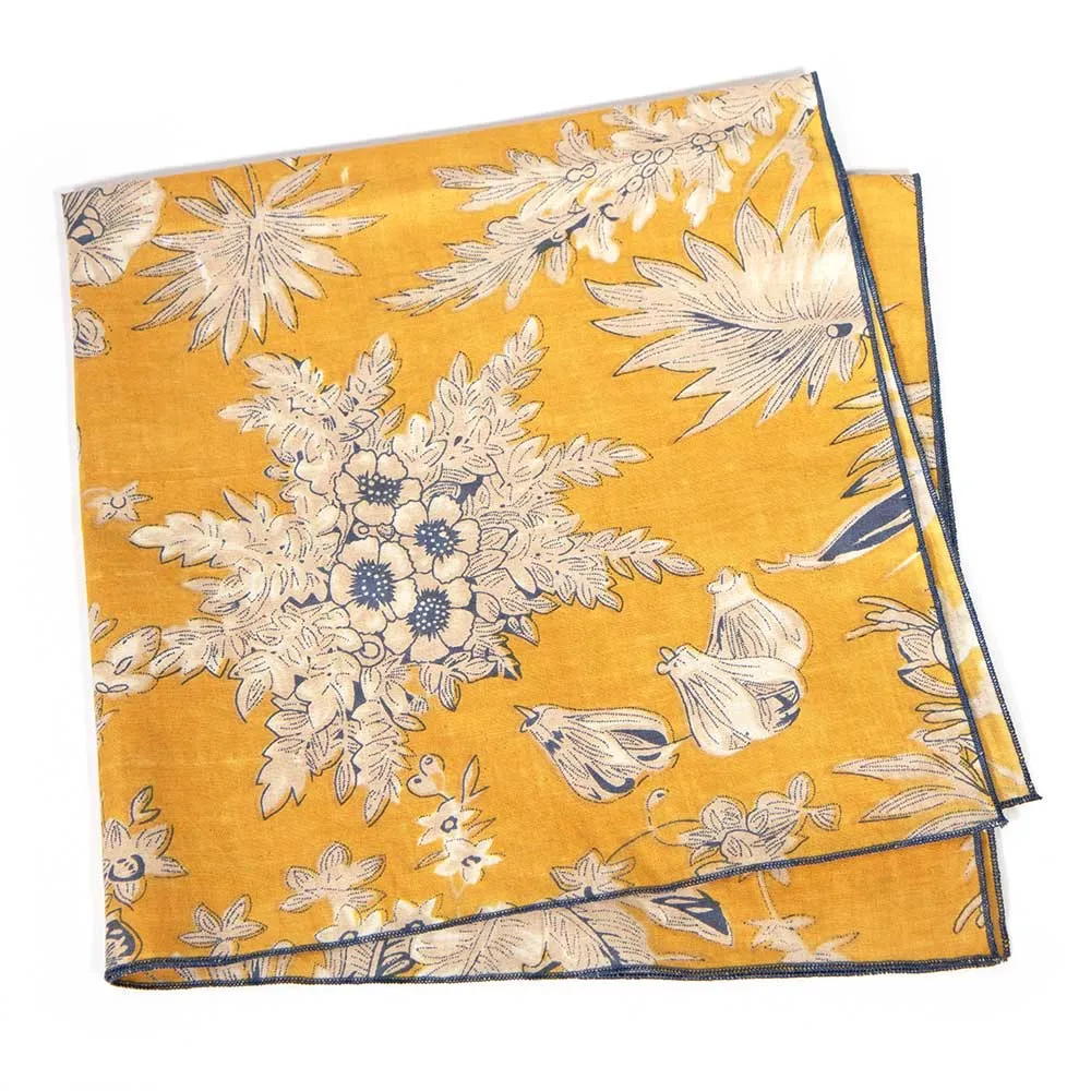 Floral Print Vegetable Dye Bandana