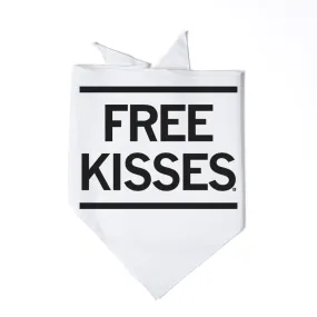 Free Kisses Dog Bandana