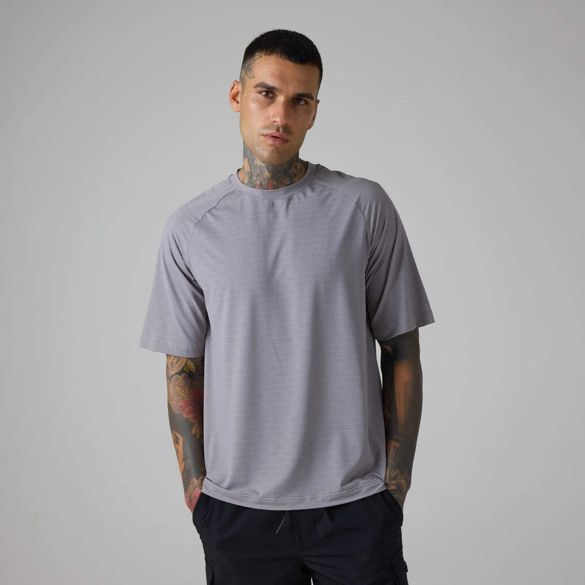 FS Box Fit Tech T-Shirt | Granite Grey