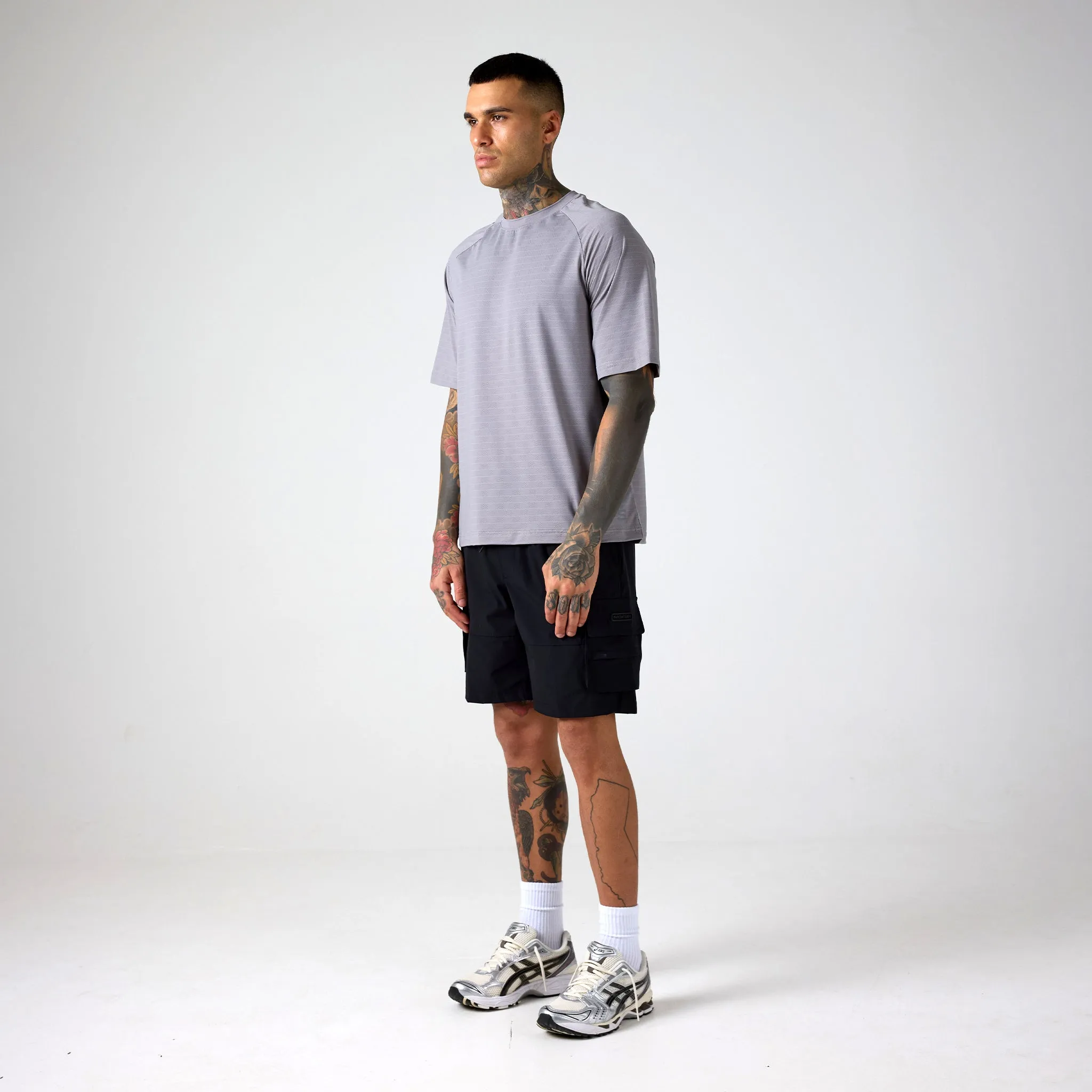 FS Box Fit Tech T-Shirt | Granite Grey