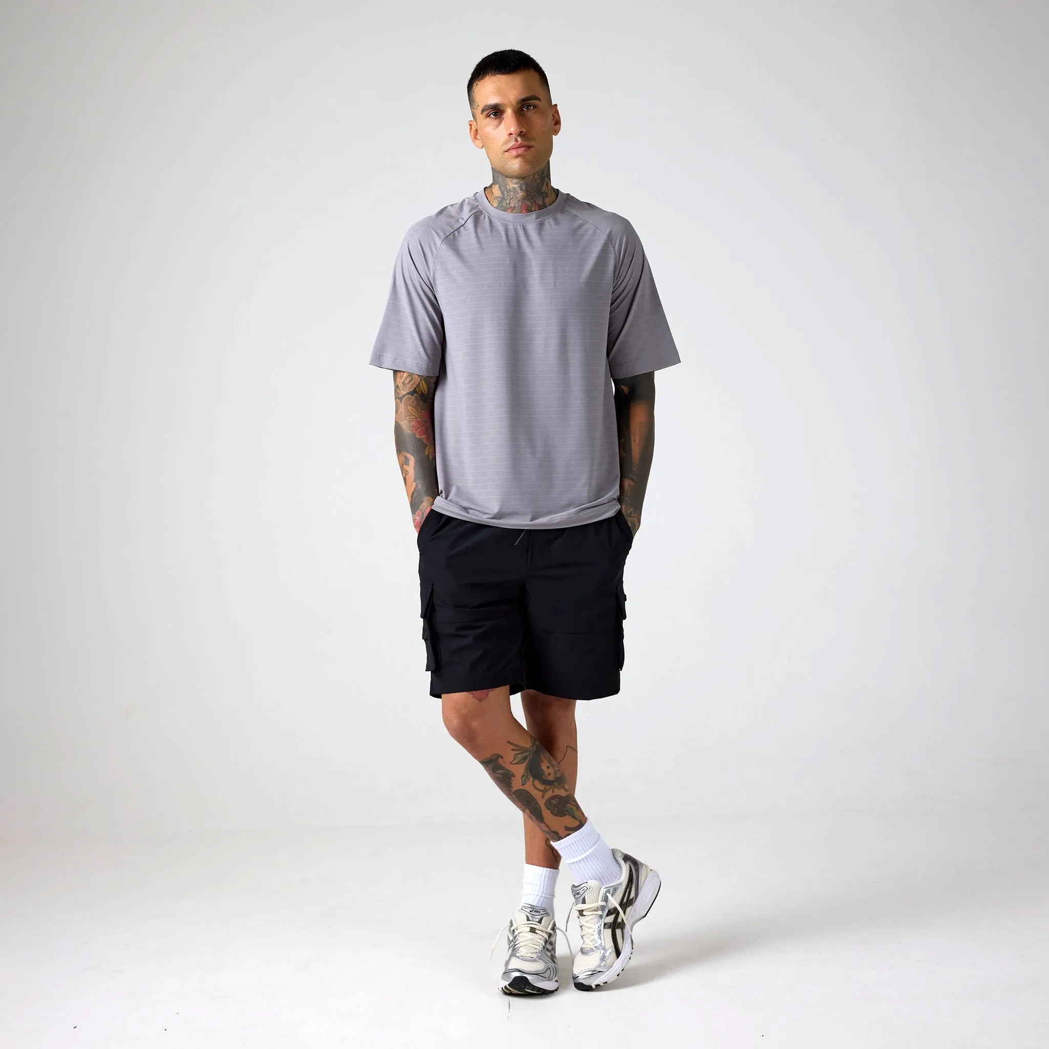 FS Box Fit Tech T-Shirt | Granite Grey