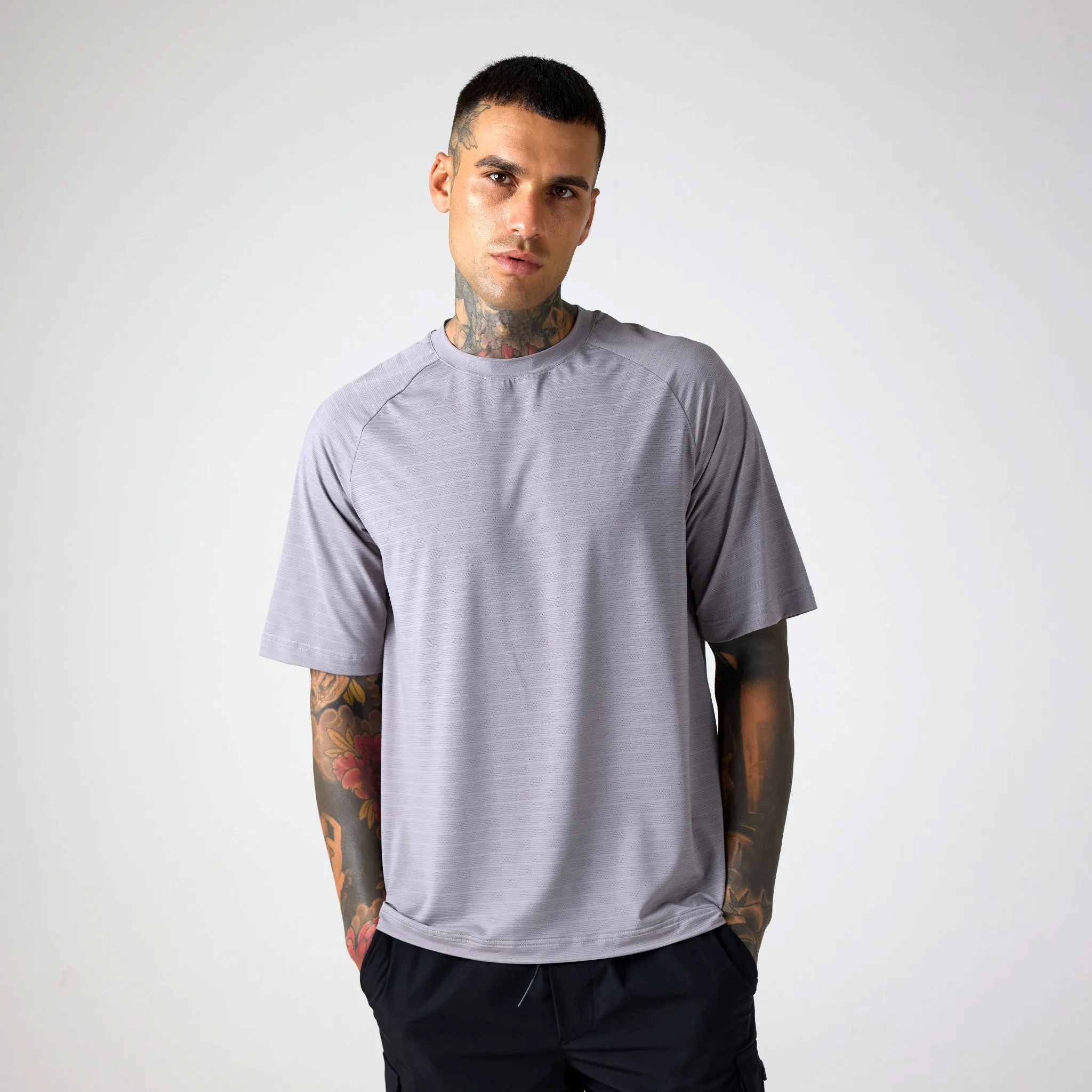 FS Box Fit Tech T-Shirt | Granite Grey