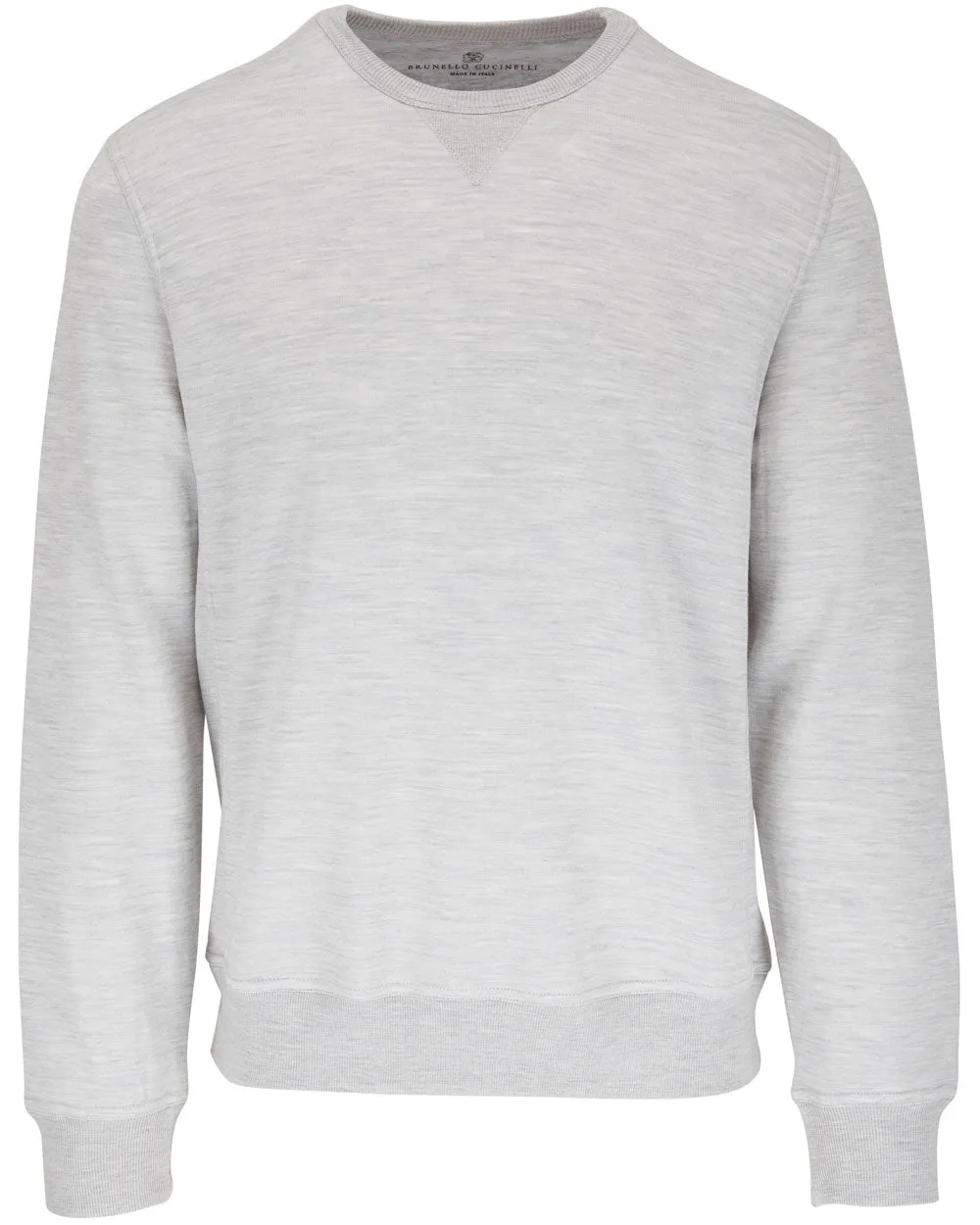 Heathered Pearl Grey Sweatshirt