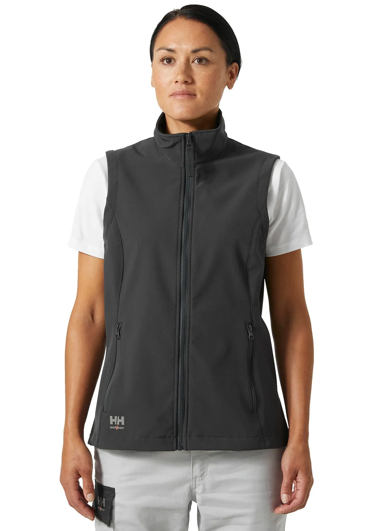 Helly Hansen Women's Manchester Softshell Vests, Ebony