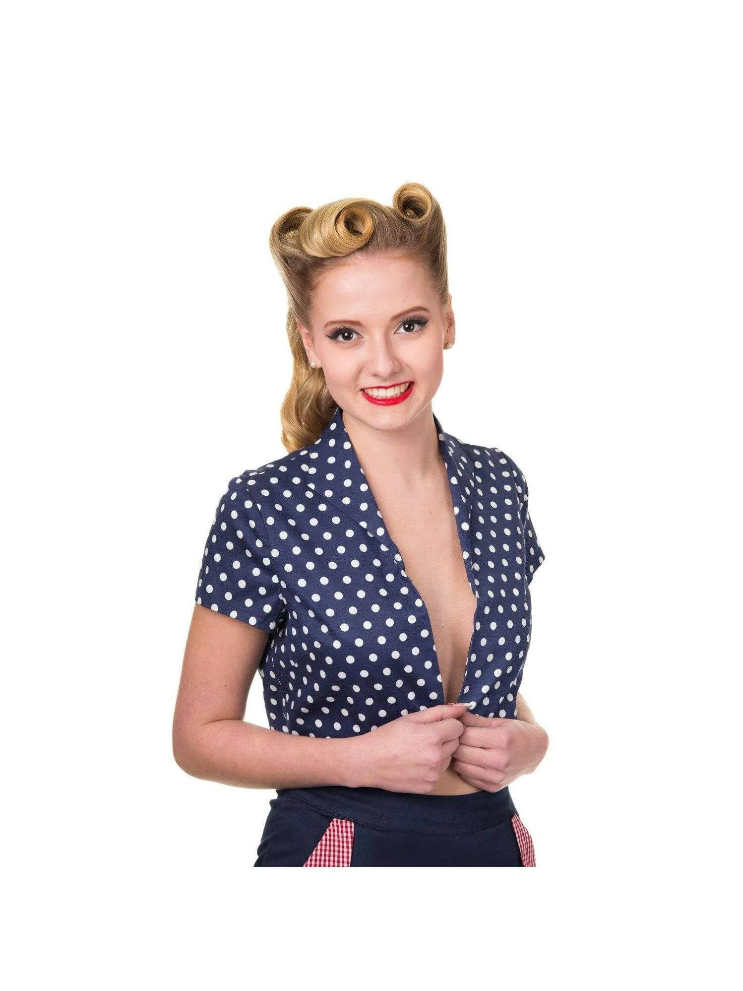 HIGHER LOVE POLKA DOT BOLERO