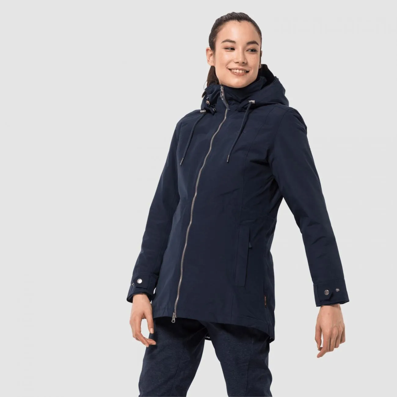 Jack Wolfskin Ladies Wildwood Jacket Midnight Blue