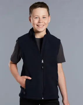 Kids' Bonded Polar Fleece Vest - PF09K