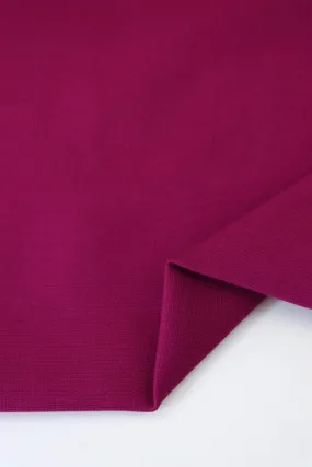 Majestic Magenta Viscose Nylon Ponte