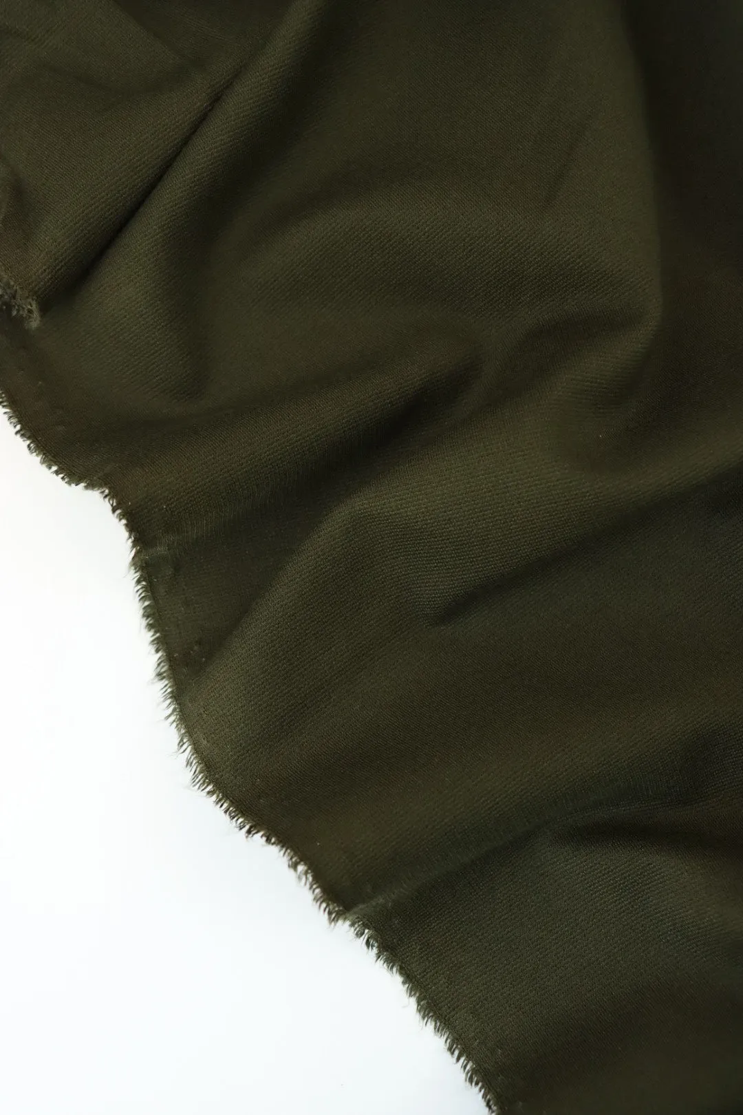 Olive Viscose Nylon Ponte