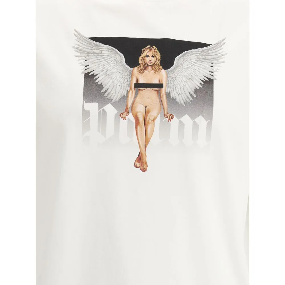 Palm Angels Crystal Pin Up T-Shirt