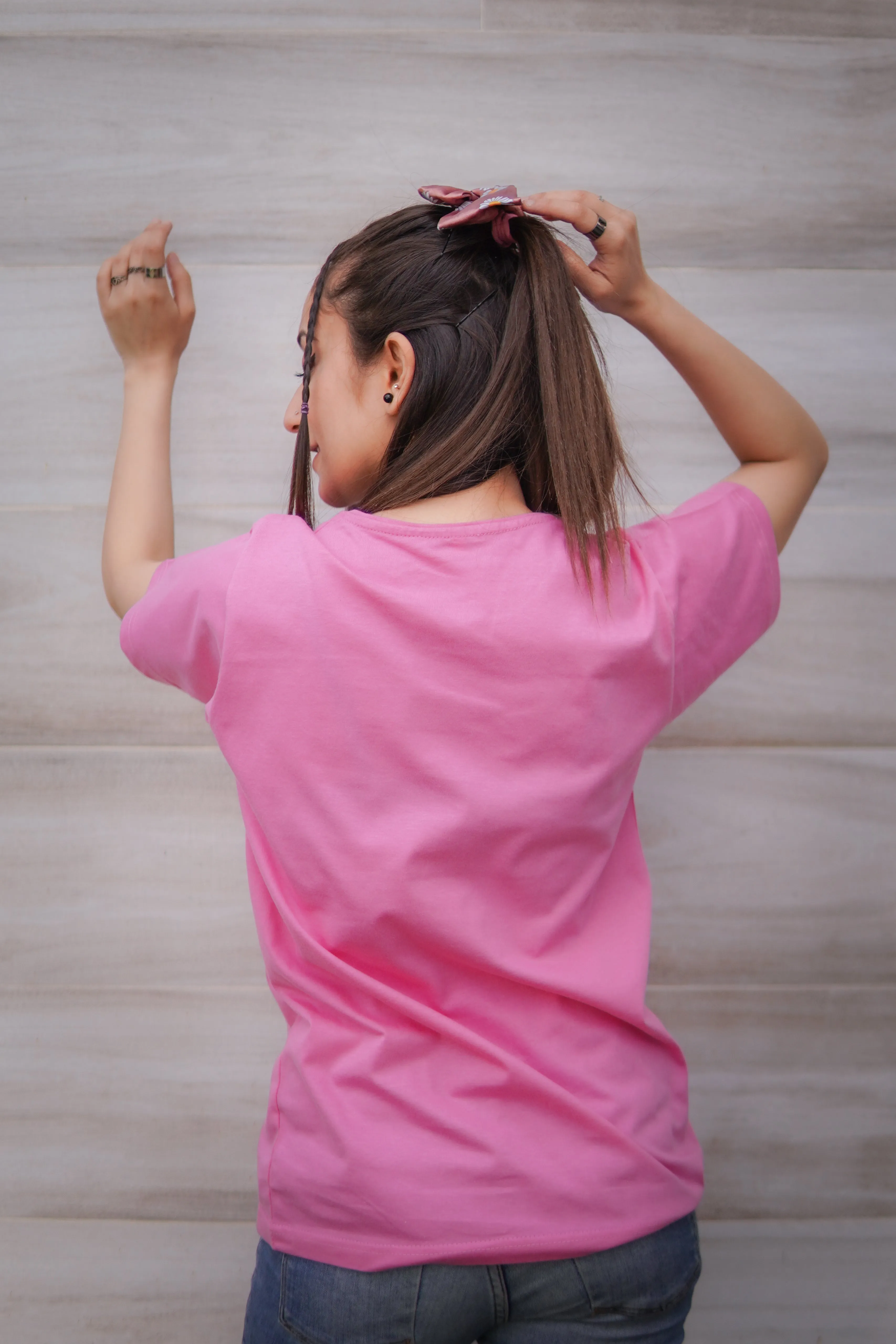 Pink Monochrome T-Shirt For Her