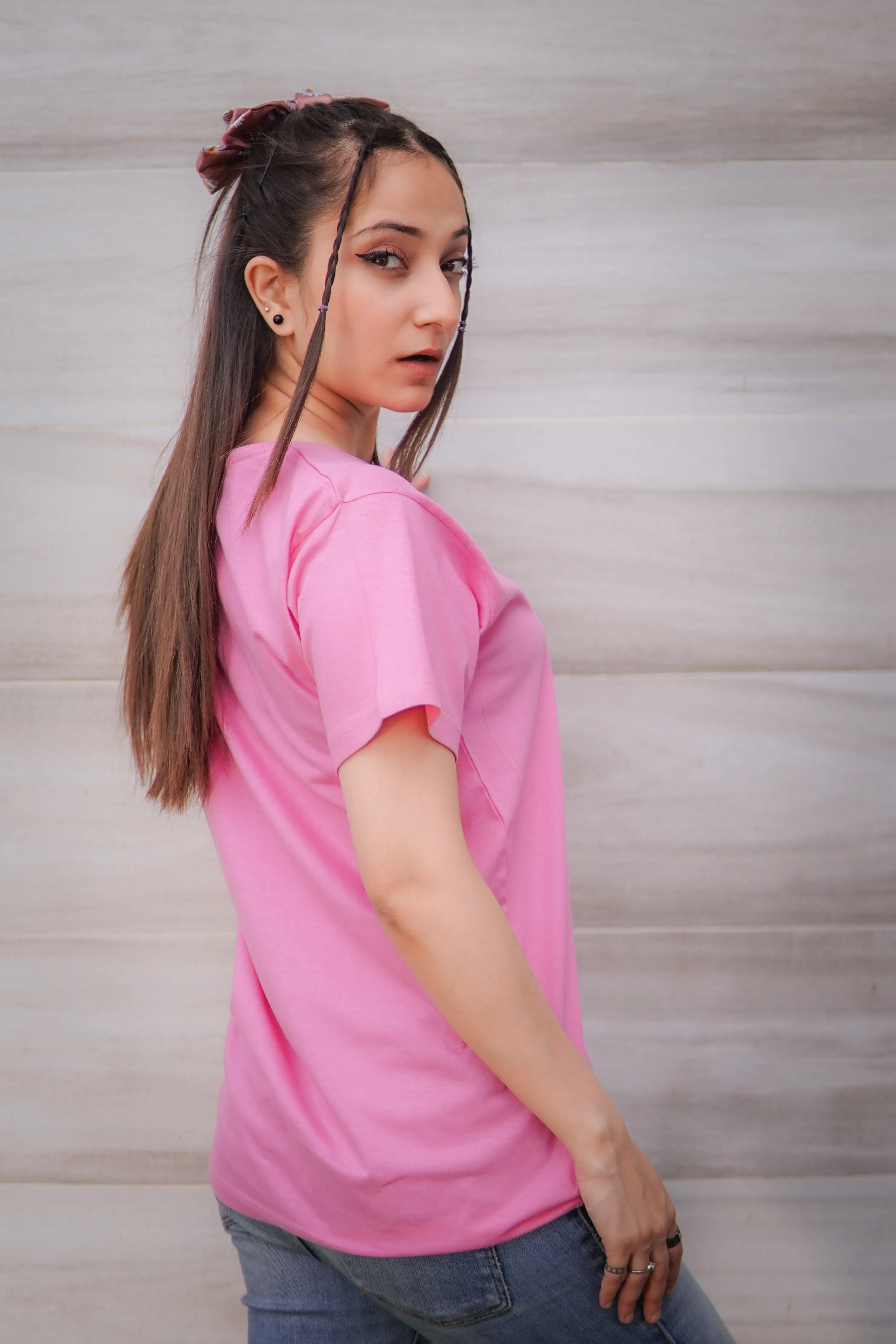 Pink Monochrome T-Shirt For Her