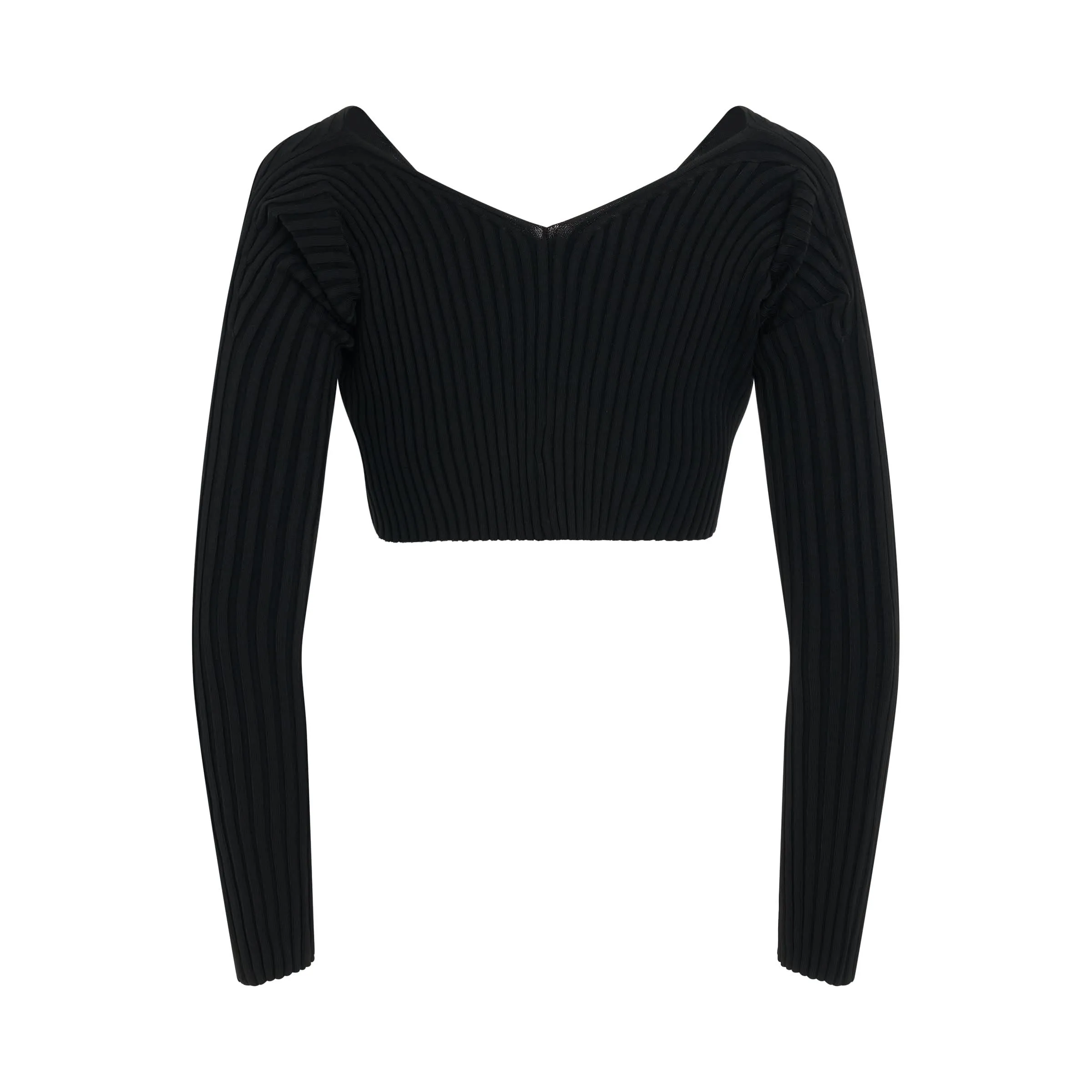 Pralu Micro Charm Cardigan in Black