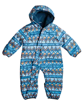 Quiksilver Baby Snow Suit - Snow Pyramid / Majolica Blue