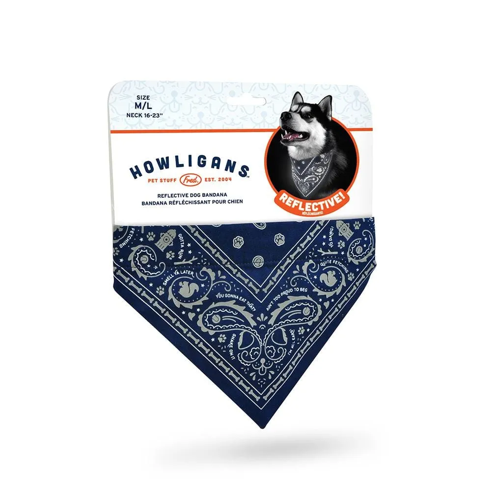 REFLECTIVE DOG BANDANAS