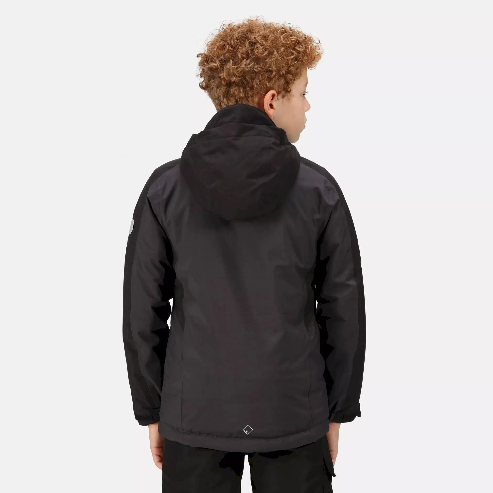 Regatta Highton II Junior Padded Jacket Black/Ash