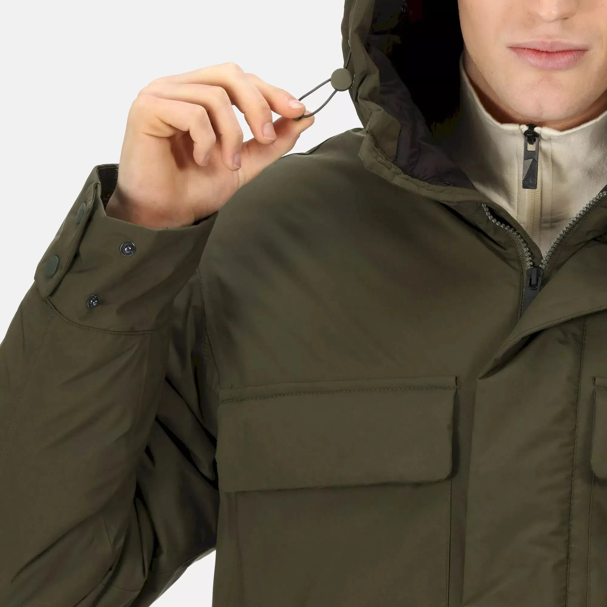 Regatta Men's Raylan Waterproof Jacket Dark Khaki