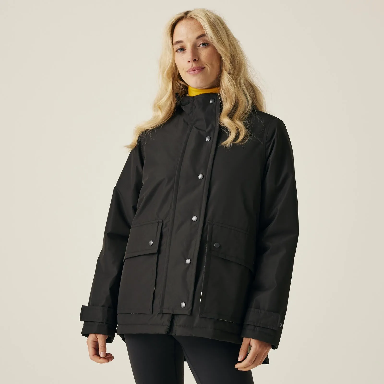 Regatta Womens Orla Kiely Mid Length Waterproof Hooded Winter Jacket