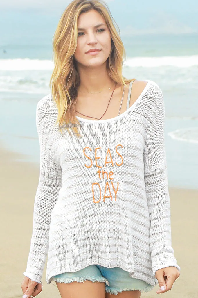 *SALE* - SEAS THE DAY CREW COTTON