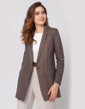 Taupe Longline Blazer