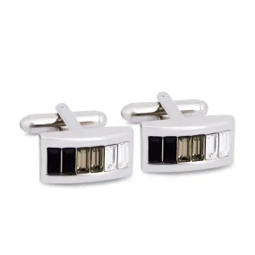 Vertical Gradient Crystal Cufflinks