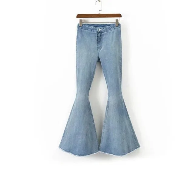 Vintage Bell Bottom Extra Wide Flare Jeans