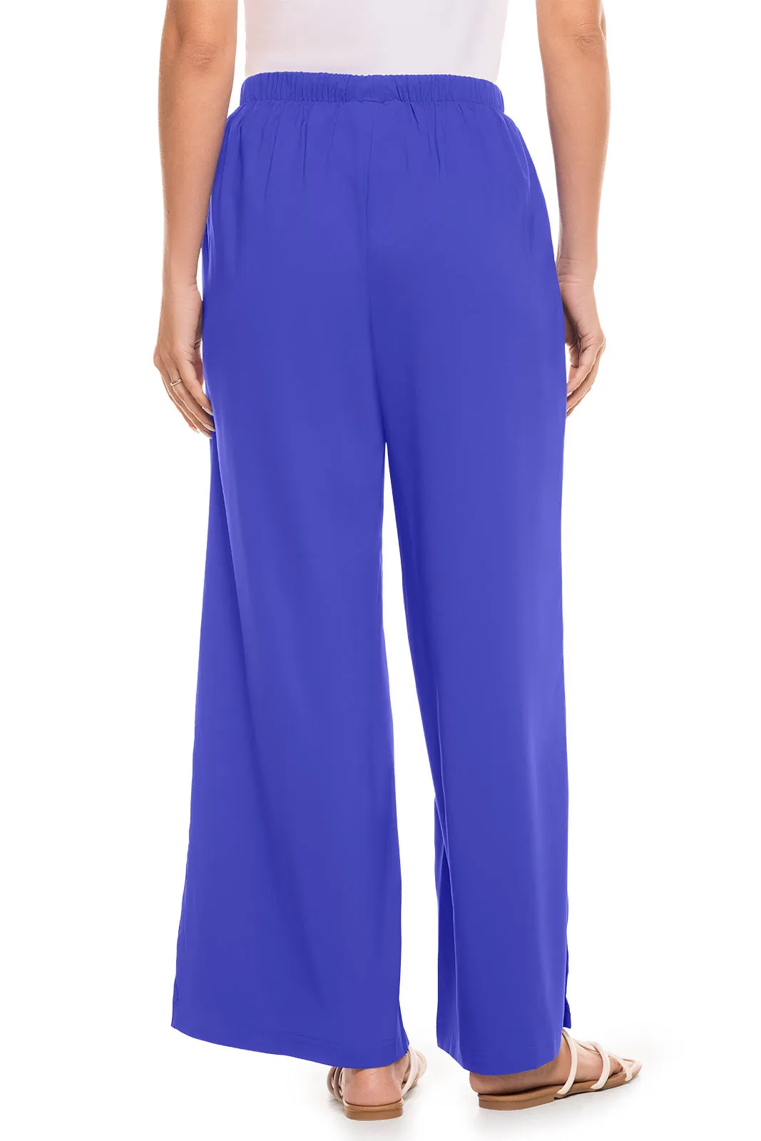 Women's Petra Wide Leg Pants  |  Baja Blue