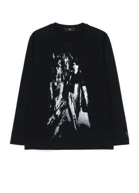 [Y's x MAX VADUKUL]PICTURE PIGMENT LONG SLEEVE T-SHIRTS