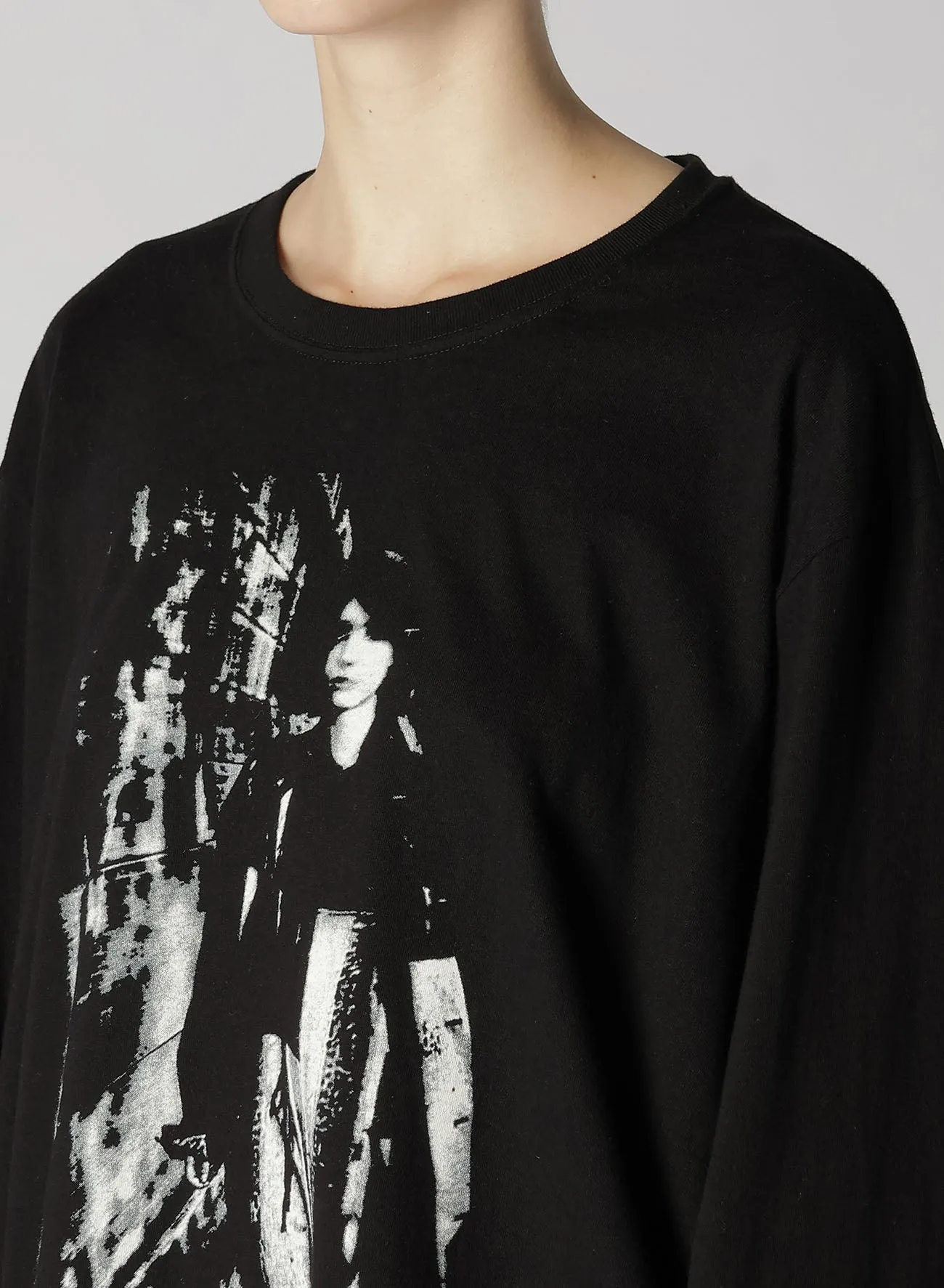 [Y's x MAX VADUKUL]PICTURE PIGMENT LONG SLEEVE T-SHIRTS